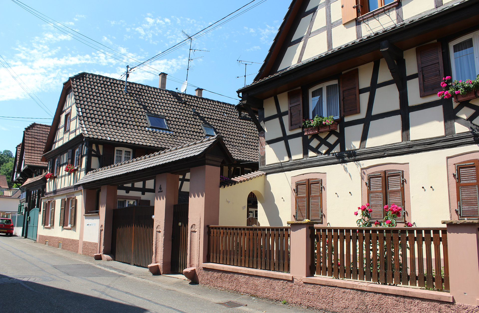 vieux village Mairie de Mundolsheim Alsace (BasRhin, 67)